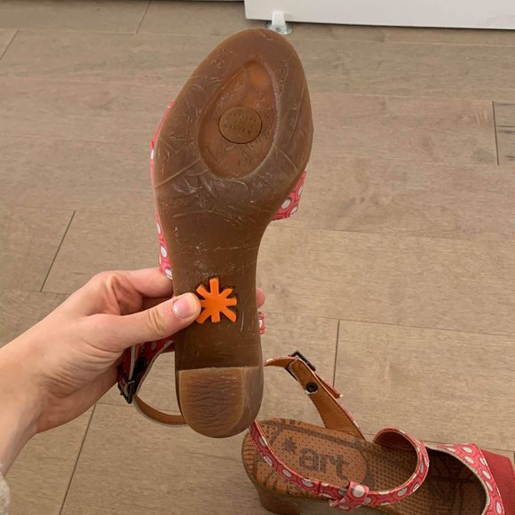 Pink & White Polka Dot The Art Company Heels - Picture 7 of 7